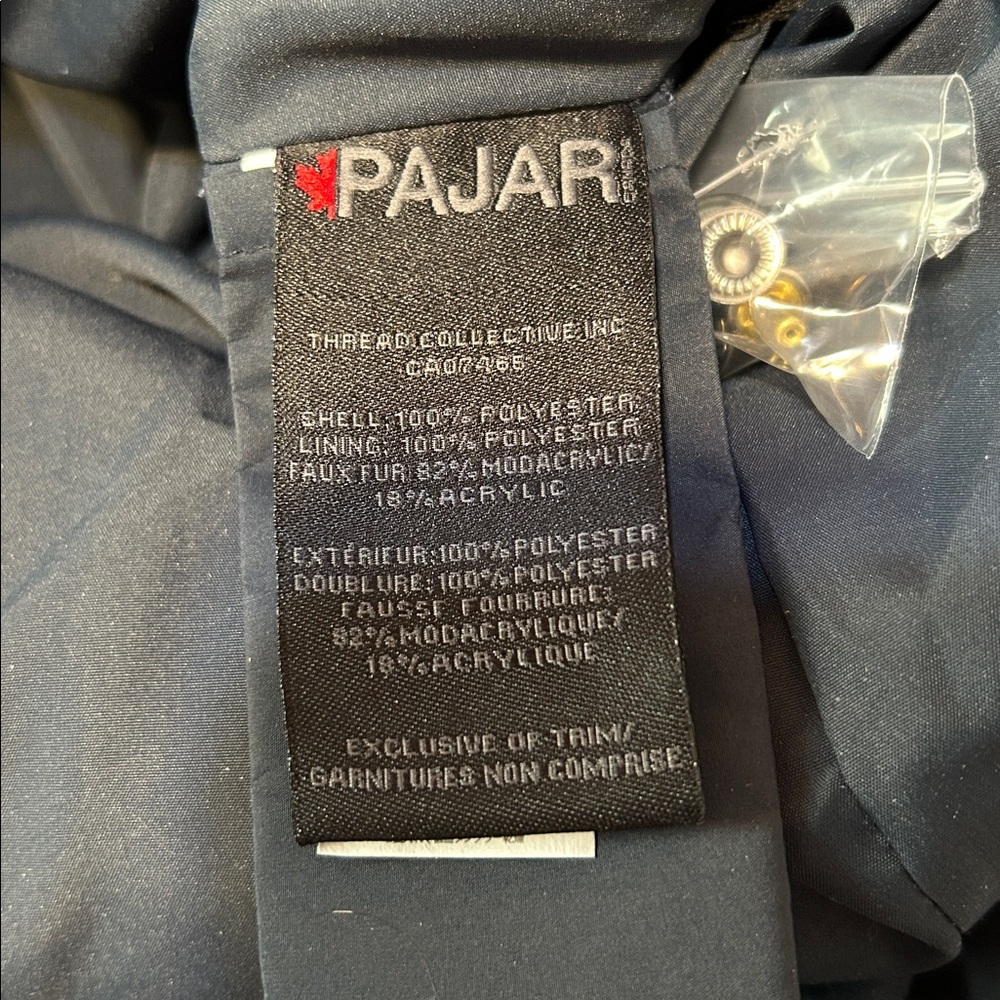 NWTs Pajar Amberly Plus Navy Winter Coat Size 4x - Picture 15 of 16